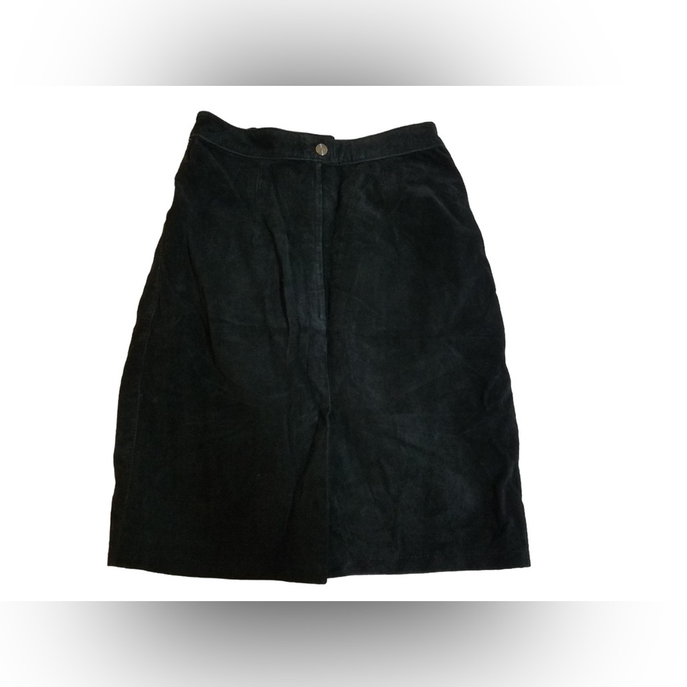 Cayenne | Black Pencil Skirt Knee-Length for Work | Size 7/8